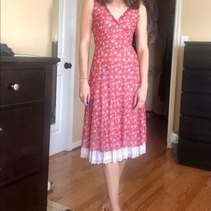 Free People Floral Prairie Dress